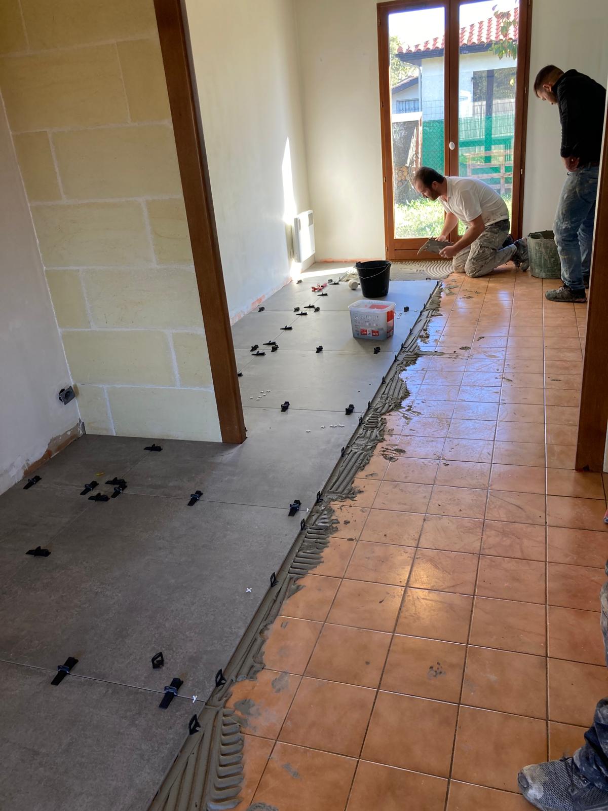 POSE CARRELAGE
